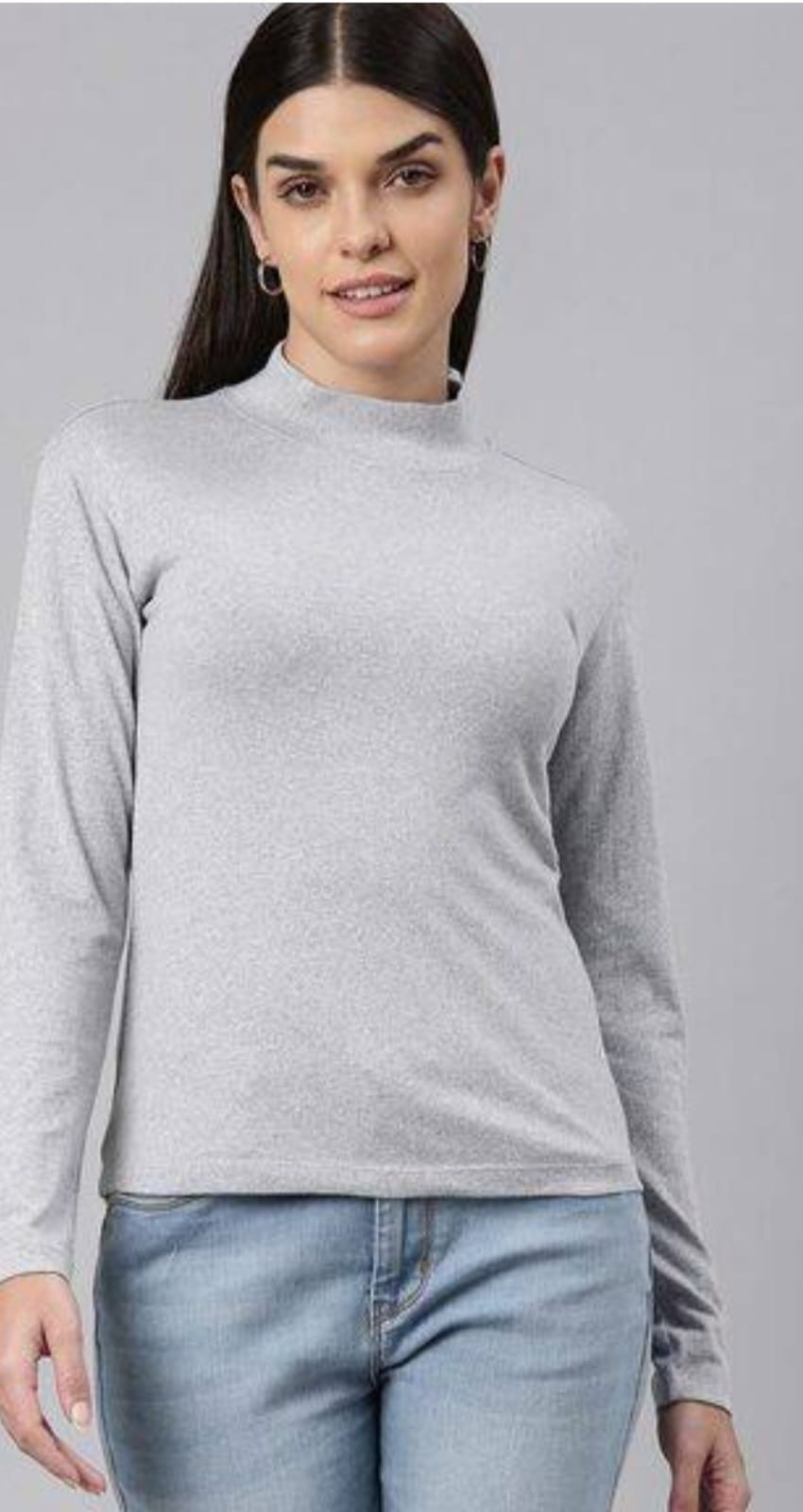 Women's long-sleeve crew